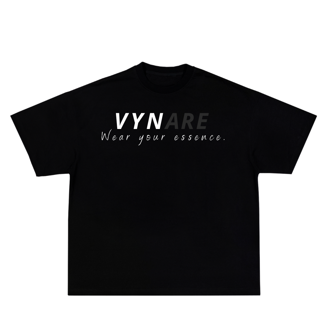 VYNARE CLASSIC BLACK T-SHIRT