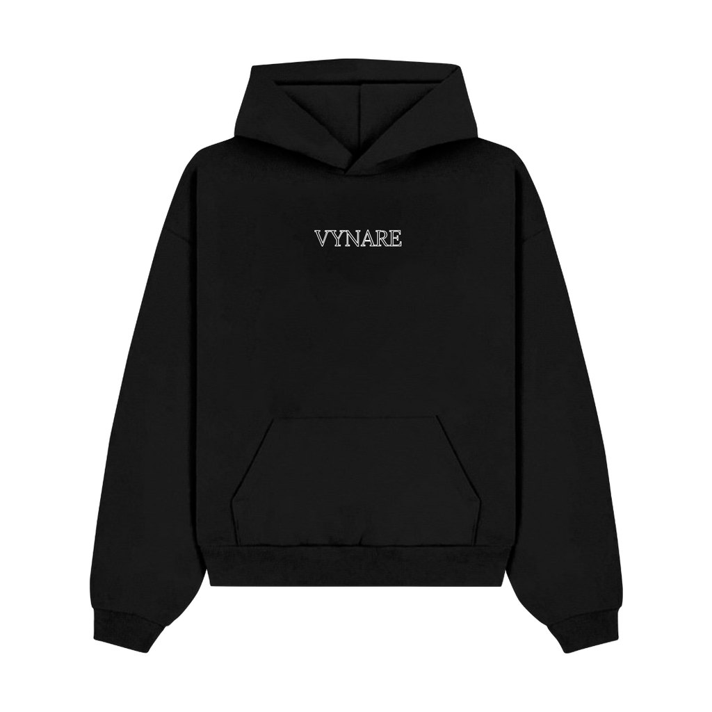 VYNARE CLASSIC BLACK HOODIE